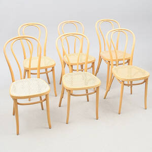 KAFÉSTOLAR 6 st, Polen, ZPM ZADOMSKO, 1900-talets första hälft.