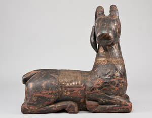 Orientalsk tempelged af træ