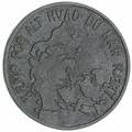 Kæmp for alt hvad du har kært, mindemedaille over anden verdenskrig i zink, 24,78 g, 45 mm, støbt