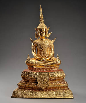 Siddende Buddha, 1900-tallet Denne auktion er annulleret2007481