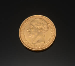 Danmark. 10 kroner guldmønt 1908