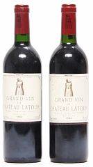 2 bts. Château Latour, Pauillac. 1. Cru Classé 1984 A-AB bn.