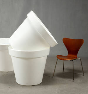 3 store havekrukker slagfast plast med UV sikring 3