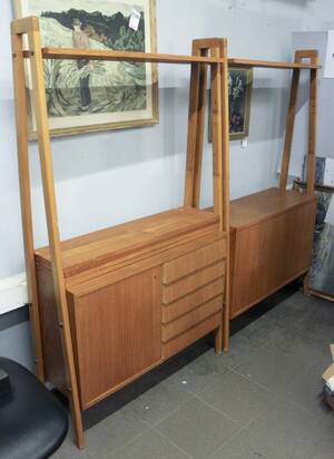 Bokhylleskåp, 1 par