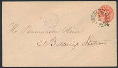 JÆGERSPRIS. Sjernestempel på helsagskonvolut