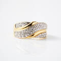 Ring 18 k guld diamanter