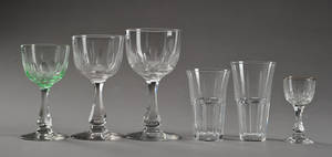 Samling Derby glas m.v. 34