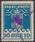 1905. 10 øre mørkblå. Stemplet mærke. AFA 4500.