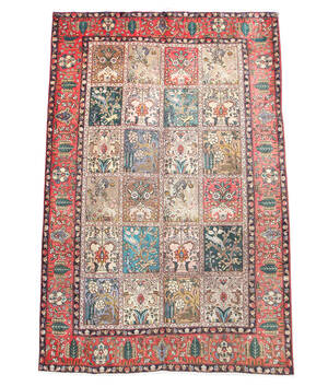 Persisk Tabriz tæppe, 335x220 cm.