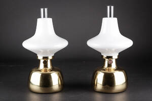 Henning Koppel. To petroleumslamper, model Petronella 2 