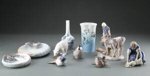 Royal Copenhagen og Royal Copenhagen og Bing  Grøndahl. Samling figurer mv 10. Samling figurer mv 10