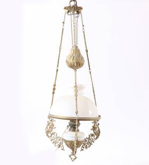 Takfotogenlampa, omkring år 1900