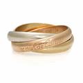 Cartier Trinity ring af 18 kt. trefarvet guld. Str. 56. 1996.