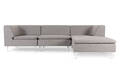 DAMM MODULSOFA betrukket med slidstærkt URBAN GREY møbelstof Denne vare er sat til omsalg under nyt varenummer 4214396