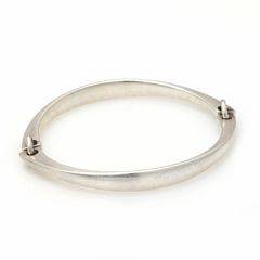 Hans Hansen Armbånd af sterlingsølv. Dia. ca. 6,5 cm. Ca. 1990.