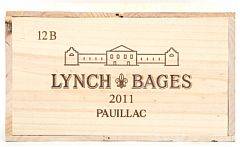 12 bts. Château Lynch Bages, Pauillac. 5. Cru Classé 2011 A hfin. Owc.