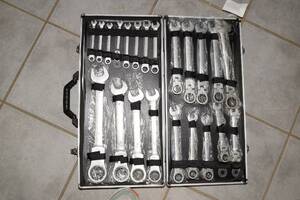 Flexible gear wrench, 22 delar