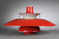 Poul Henningsen. PH5 pendel, rød