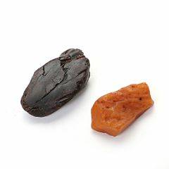 To klumper rav. Vægt 174 gr. 2