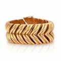 Armbånd af 18 kt. guld. Vægt ca. 80 gr. L. ca. 20 cm. Ca. 1960.