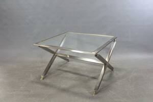 Soffbord i glas och metall