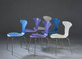 Arne Jacobsen. Munkegaards stole, model 3105 Myggen. 6