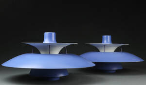 Poul Henningsen for Louis Poulsen. Par PH5 pendler. 2
