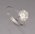 Diamant solitairering, ca. 2.21 ct. Denne auktion er annulleret2015393