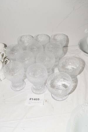 Glas och dessertskålar, Iittala, ca 12 delar