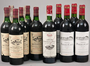 En samling franske Pauillac vine 11