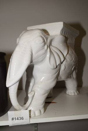 Piedestal Elefant, H 40 cm
