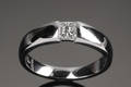 Diamantring - ca. 0.32 ct.
