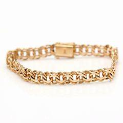 Armbånd af 14 kt. guld. Vægt ca. 16,5 gr. L. ca. 20 cm. Ca. 1960.