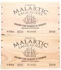 12 bts. Chateau Malartic- Lagraviere Blanc Grand Cru Classé, Pessac-Léognan 2010 A hfin. Owc.