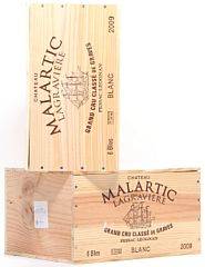 12 bts. Chateau Malartic- Lagraviere Blanc Grand Cru Classé, Pessac-Léognan 2009 A hfin. Owc.