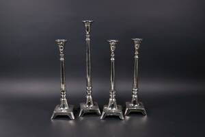 Ljusstakar i metall, 4st