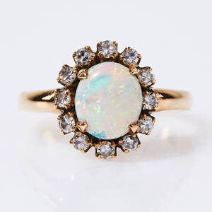 Ring guld opal