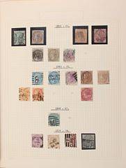 Indien. 1852-1963. Ældre samling i springbind. Se fotoudsnit