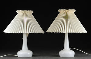 Le Klint, Holmegaard model 311 bordlamper. 2