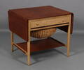 Hans J. Wegner. Sybord, teak og eg, model AT-33 