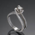 Diamantring, ca. 1.34 ct