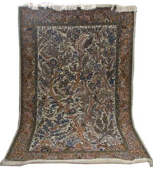 Handknuten matta, Tabriz, old