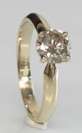 Solitairering, ca. 1.11 ct.