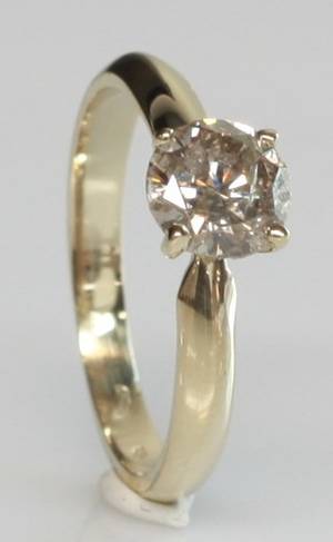 Solitairering, ca. 1.11 ct.