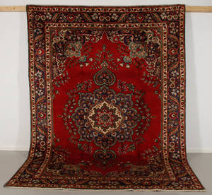 Persisk handknuten matta Täbriz, mått 290x210 cm.