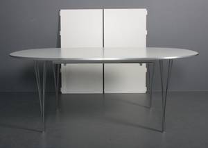 Piet Hein Bruno Mathsson. Super Ellipse bord 3