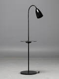 Niclas Hoflin, golvlampa Arkipelag med bord, svart blank