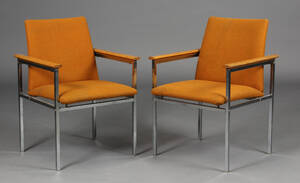 Dansk møbelproducent. Armstole, 196070erne 2