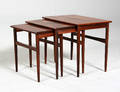 Dansk møbelproducent. Sæt indskudsborde, palisander 3