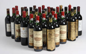 Samling Bordeaux-rødvin 34